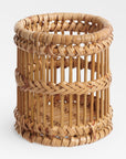 Irawaddy Bamboo Pencil Cup - Natural Color | Image 1 | From the Irawaddy Collection | Skillfully made with natural bamboo for long lasting use | Available in natural color | texxture home