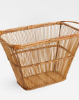 Irawaddy Bamboo Basket - Terrazzo Color | Image 1 | From the Irawaddy Collection | Skillfully handmade with natural bamboo for long lasting use | This basket is sustainably sourced | Available in natural color | texxture home