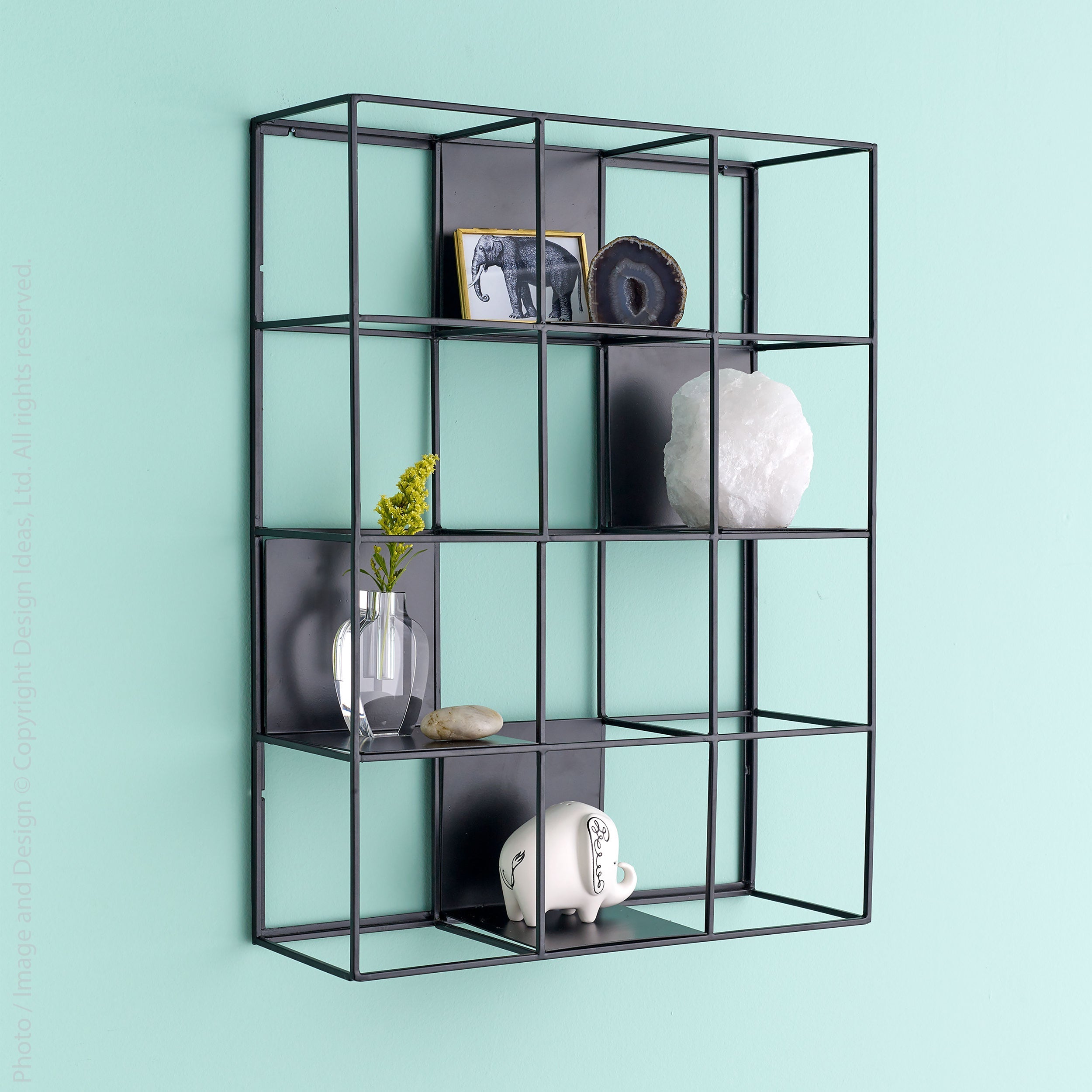 Neo Metal Shelf Natural Color | Image 2 |  | Expertly handmade with natural metal for long lasting use | Available in black color | texxture home
