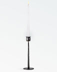 Jasper Iron Taper Candle Holder (9.8 Inch) - | Image 1 | From the Jasper Collection | Skillfully constructed with natural iron for long lasting use | Available in copper color | texxture home