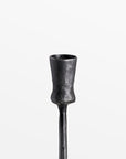 Jasper Iron Taper Candle Holder | Image 3 | From the Jasper Collection | Masterfully assembled with natural iron for long lasting use | Available in copper color | texxture home