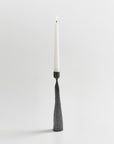 Palmer™ Large Hand Forged Iron Taper Holder (10 in.) - (colors: Black) | Premium Candleholder from the Palmer™ collection | made with Iron for long lasting use