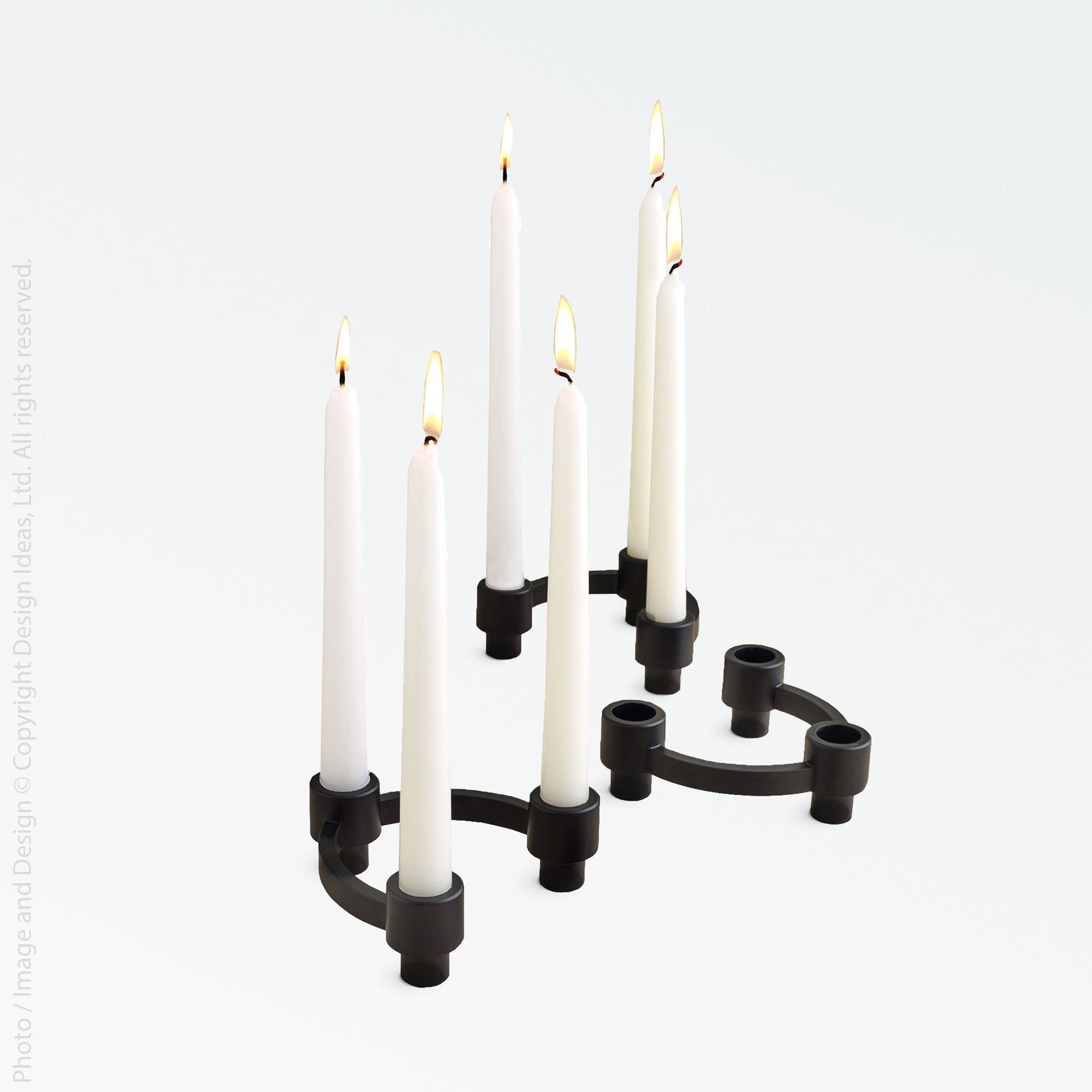 Eos Aluminum Candle Holder - Natural Color | Image 1 |  | Masterfully made with natural aluminum for long lasting use | Available in copper color | texxture home