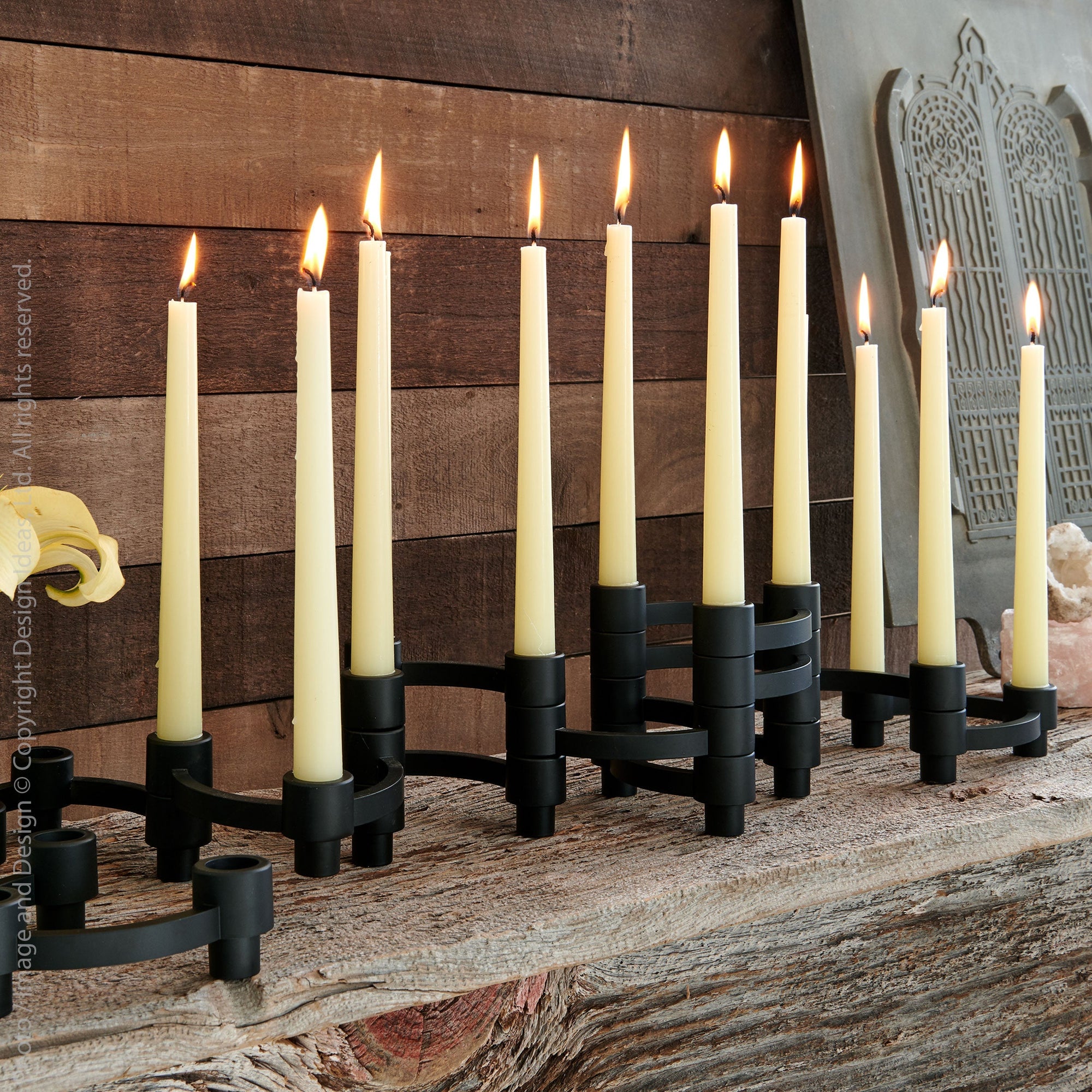 Eos Aluminum Candle Holder   | Image 5 |  | Masterfully made with natural aluminum for long lasting use | Available in copper color | texxture home
