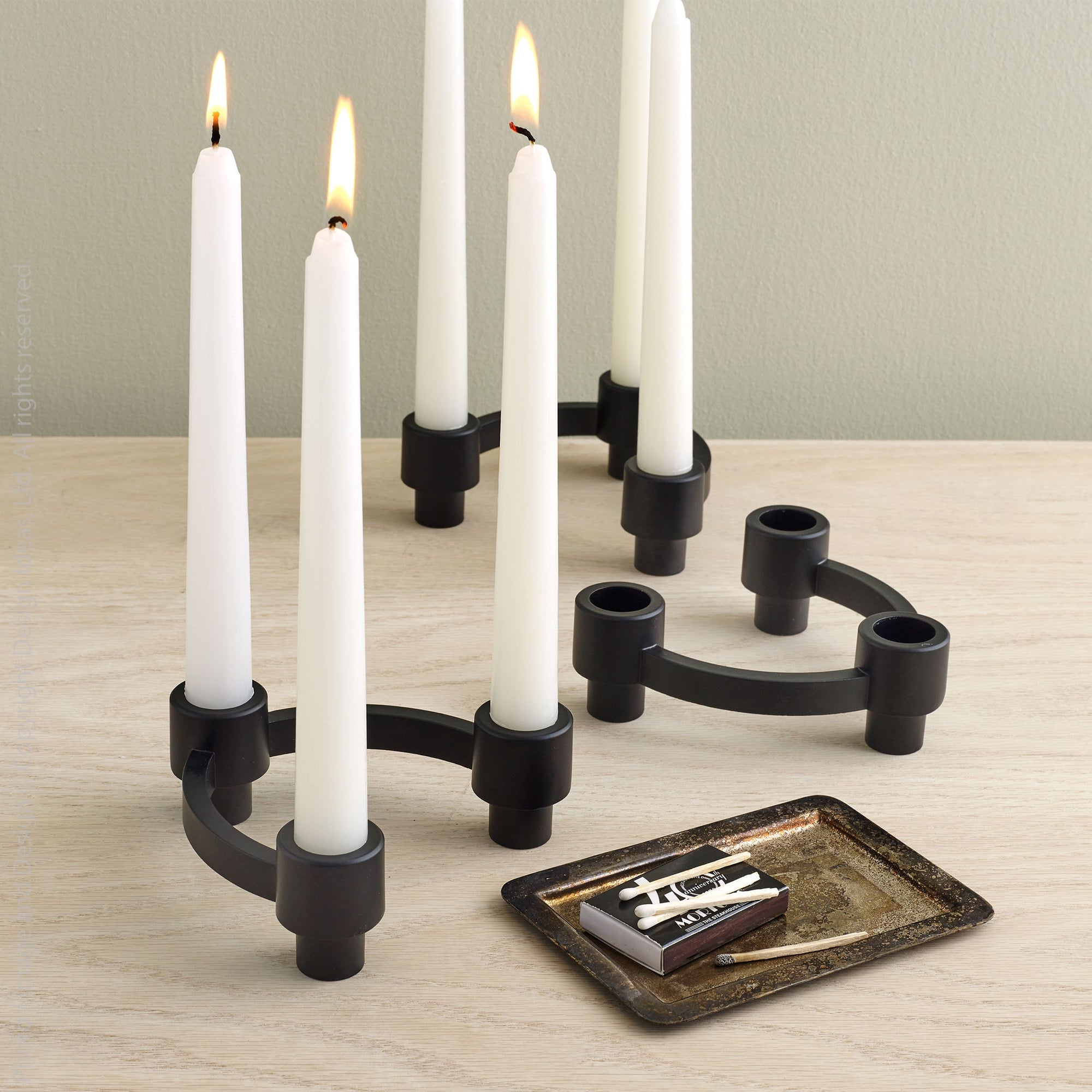 Eos Aluminum Candle Holder   | Image 6 |  | Masterfully made with natural aluminum for long lasting use | Available in copper color | texxture home