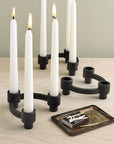 Eos Aluminum Candle Holder | Image 6 | | Masterfully made with natural aluminum for long lasting use | Available in copper color | texxture home