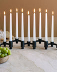Eos Aluminum Candle Holder | Image 7 | | Masterfully made with natural aluminum for long lasting use | Available in copper color | texxture home