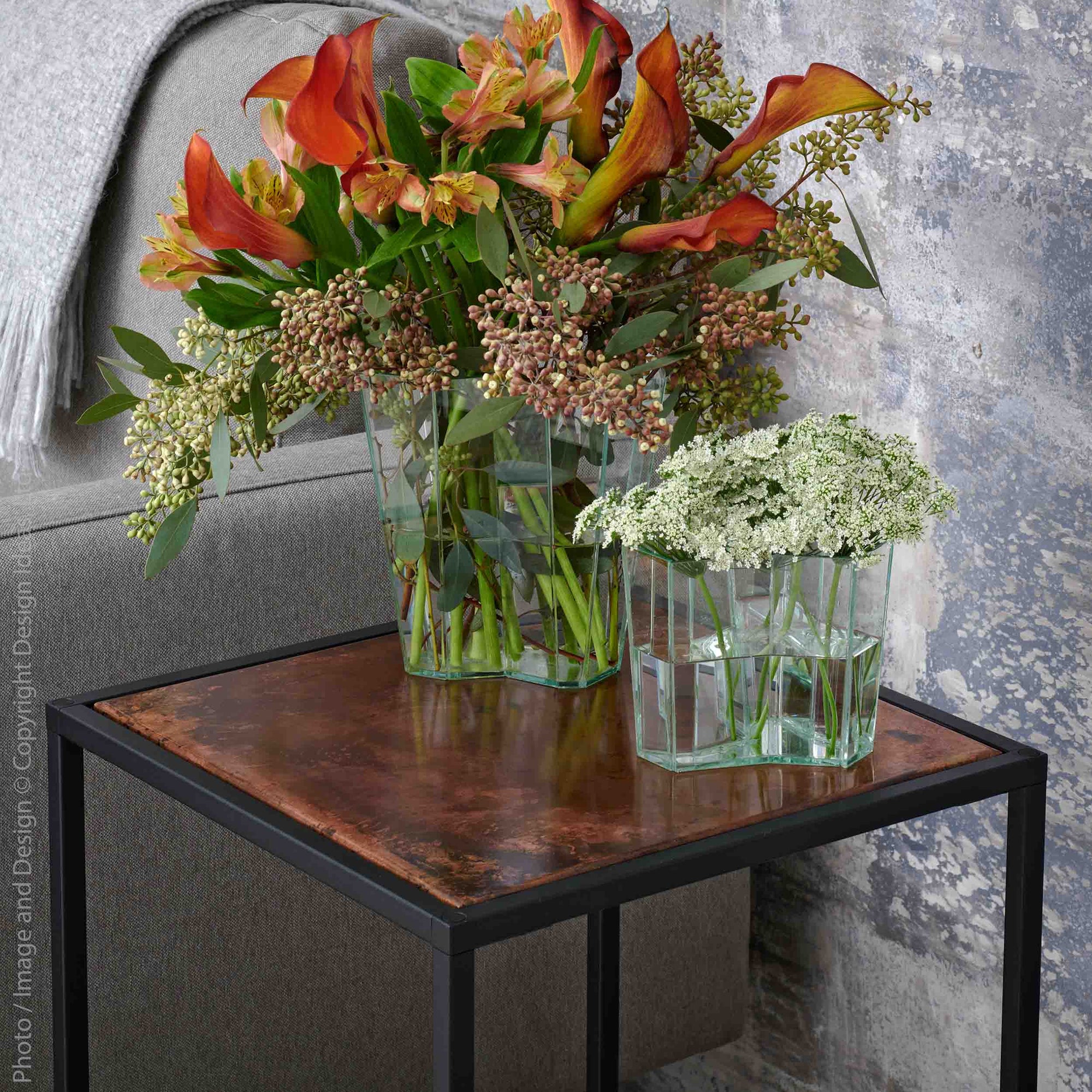 Pietra™ Copper Patina Side Table (Square)
