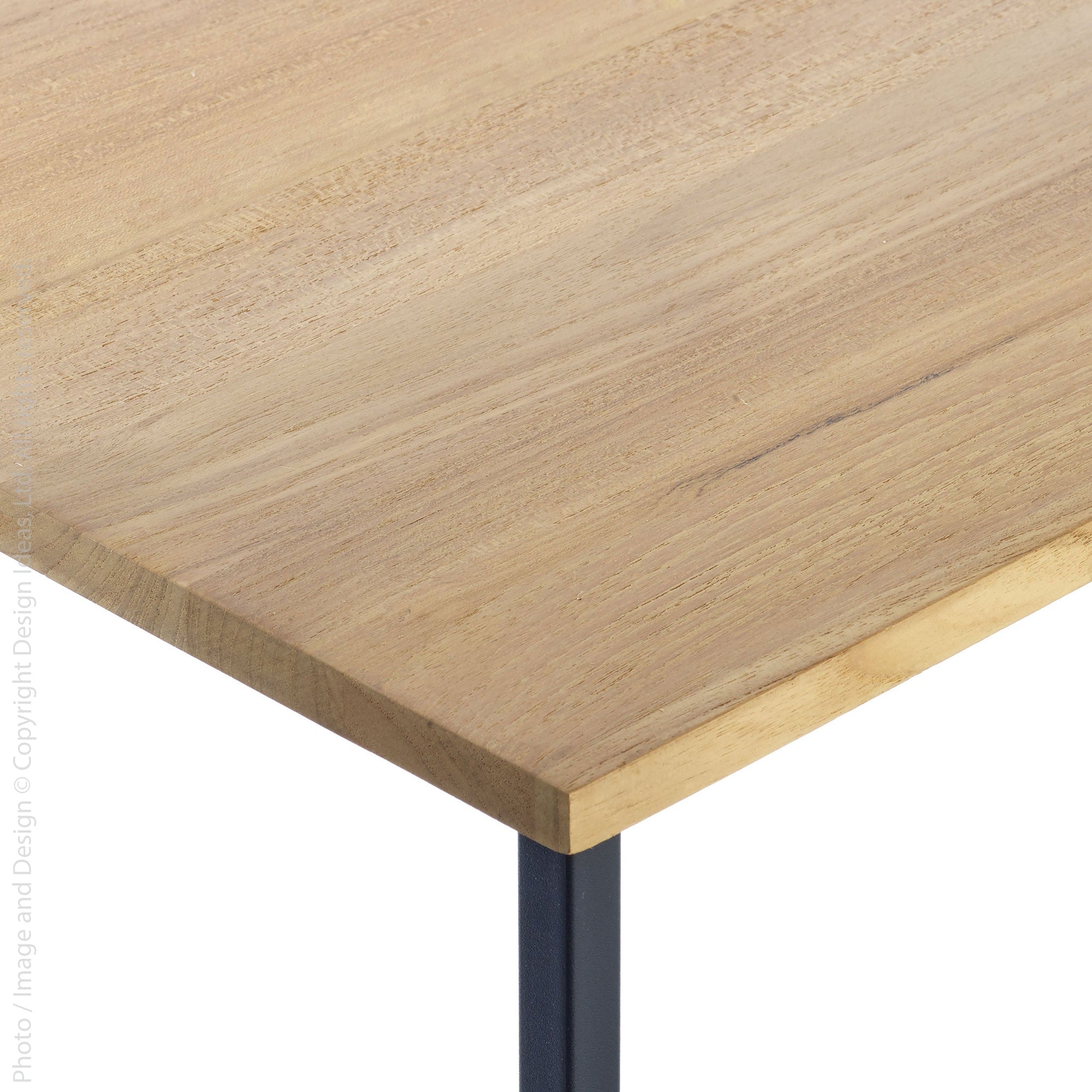 Pietra Teak Coffee Table Black Color | Image 2 | From the Pietra Collection | Masterfully handmade with natural teak for long lasting use | Available in natural color | texxture home