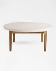 Terrazza Terrazzo CoffeeTable - Copper Color | Image 1 | From the Terrazza Collection | Exquisitely constructed with natural terrazzo for long lasting use | Available in terrazzo color | texxture home