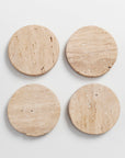 Marbella™ Handmade Travertine Coasters (set of 4)