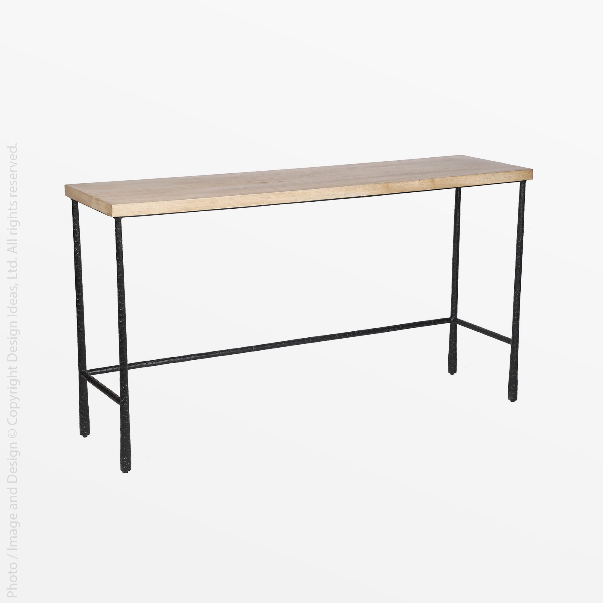 Valea™ console table - Natural | Image 1 | Premium Table from the Valea collection | made with Mango Wood for long lasting use | texxture