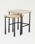 Valea™ square side tables - Natural | Image 1 | Premium Table from the Valea collection | made with Mango Wood for long lasting use | texxture
