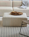 Avira™ Woven Cotton Ottoman