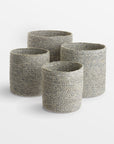 Melia™ baskets (set of 4) - Black | Image 9 | Premium Basket from the Melia collection | made with Jute for long lasting use | texxture
