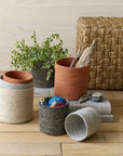 Melia™ baskets (set of 4) - Black | Image 5 | Premium Basket from the Melia collection | made with Jute for long lasting use | texxture
