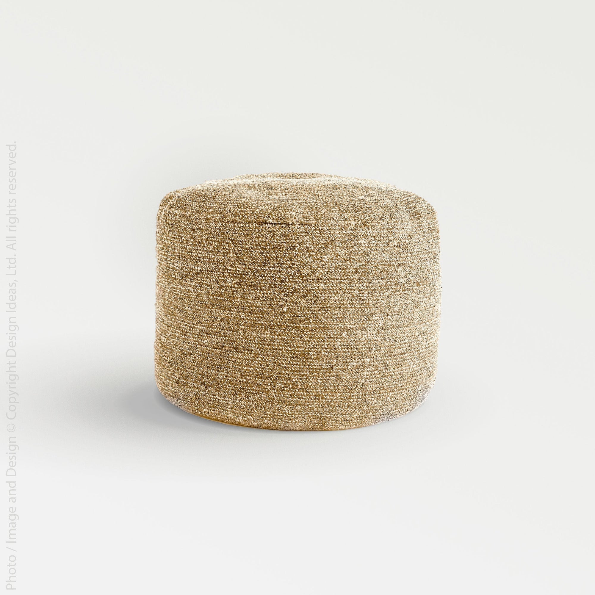 Wabisabi™ Small Handcrafted Glass Sauce Bowl - Sand | Image 1 | Premium Ottoman from the Melia collection | made with Jute for long lasting use | texxture