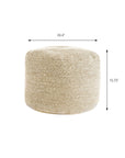 Wabisabi™ Small Handcrafted Glass Sauce Bowl - Sand | Image 5 | Premium Ottoman from the Melia collection | made with Jute for long lasting use | texxture