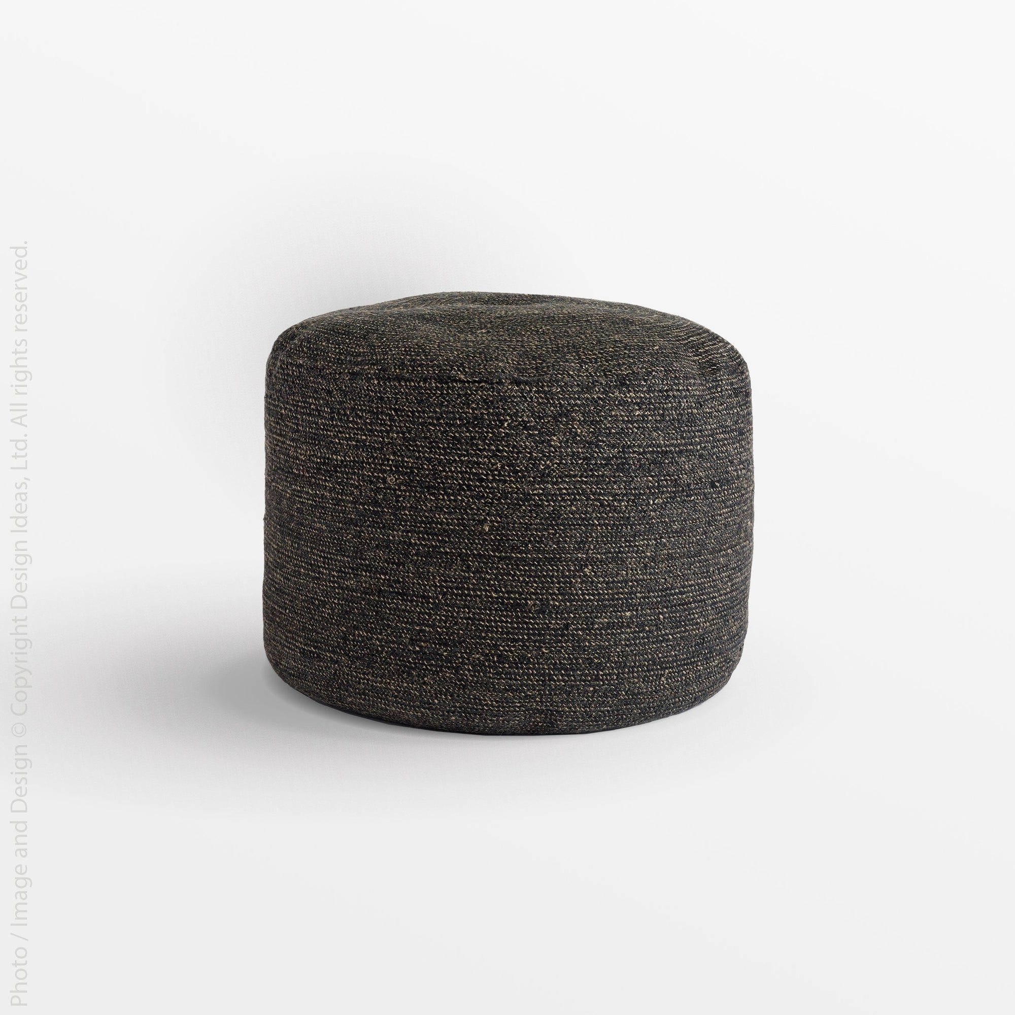 Wabisabi™ Small Handcrafted Glass Sauce Bowl - Sand | Image 4 | Premium Ottoman from the Melia collection | made with Jute for long lasting use | texxture