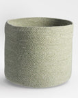 Melia™ basket (14.8 dia x 12.2 in.) - Black | Image 4 | Premium Basket from the Melia collection | made with Jute for long lasting use | texxture