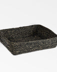 Melia™ basket (12 x 9.5 x 3 in.) - Black | Image 6 | Premium Basket from the Melia collection | made with Jute for long lasting use | texxture