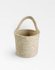 Melia™ hanging basket (4.6 x 5.2 x 4.8 in.) - Black | Image 1 | Premium Basket from the Melia collection | made with Jute for long lasting use | texxture