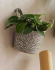 Melia™ Woven Jute Hanging Basket (4.6 x 5.2 x 4.8 in.)