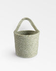 Melia™ hanging basket (4.6 x 5.2 x 4.8 in.) - Black | Image 6 | Premium Basket from the Melia collection | made with Jute for long lasting use | texxture