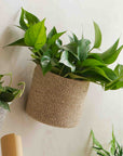 Melia™ Woven Jute Hanging Basket (6.3 x 7 x 6.5 in.)