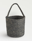 Melia™ hanging basket (6.3 x 7 x 6.5 in.) - Black | Image 6 | Premium Basket from the Melia collection | made with Jute for long lasting use | texxture