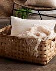 Bahmi™ woven bamboo storage bin (22x13x10in)