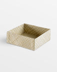 Java Pandan Drawer Organizer (6x6) - Black Color | Image 1 | From the Java Collection | Exquisitely handmade with natural pandan for long lasting use | This organizer is sustainably sourced | texxture home