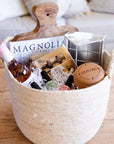 Maiz™ basket (large: handles) - Natural | Image 8 | Premium Basket from the Maiz collection | made with Corn husk for long lasting use | sustainably sourced with recycled materials | texxture