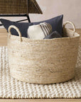 Maiz™ Woven Corn Husk Throw Basket