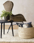 Maiz™ throw basket - Natural | Image 3 | Premium Basket from the Maiz collection | made with Corn husk for long lasting use | sustainably sourced with recycled materials | texxture