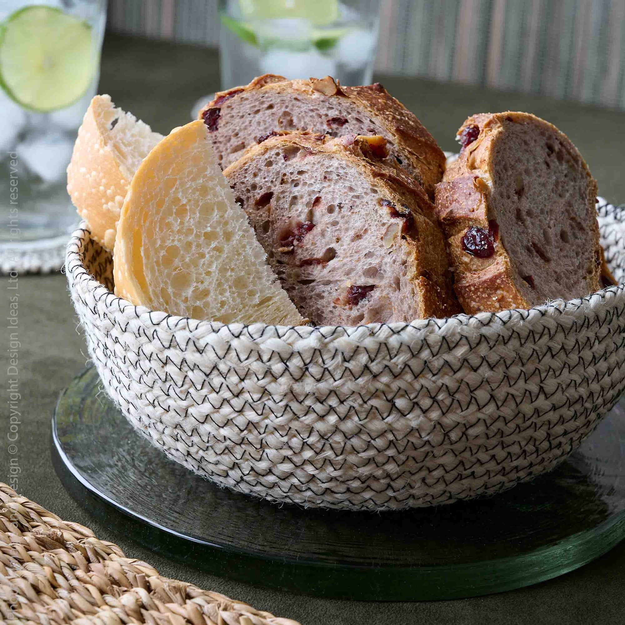 Melia™ Woven Jute Bread Bowl