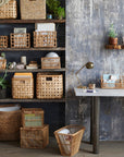 Irawaddy Bamboo Basket natural Color | Image 2 | From the Irawaddy Collection | Skillfully handmade with natural bamboo for long lasting use | This basket is sustainably sourced | Available in natural color | texxture home