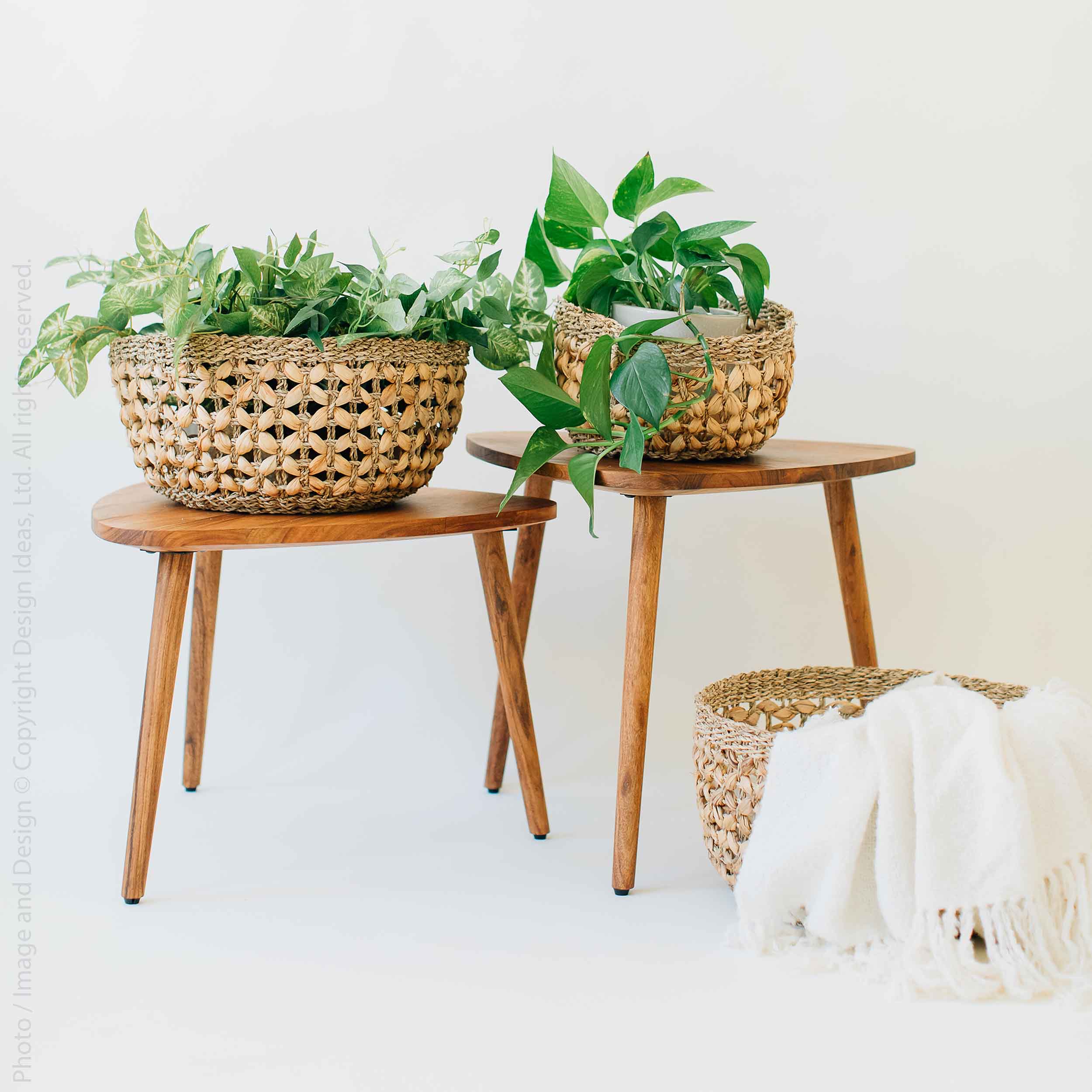 kmart woven plant stand Fasano Baskets (set of 3)