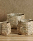 Pesaro™ baskets - Natural | Image 1 | Premium Basket from the Pesaro collection | made with Water Hyacinth Twine for long lasting use | texxture