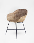 Ormond Rattan Dinning Chair - Natural Color | Image 1 | From the Ormond Collection | Exquisitely handmade with natural rattan for long lasting use | Available in natural color | texxture home