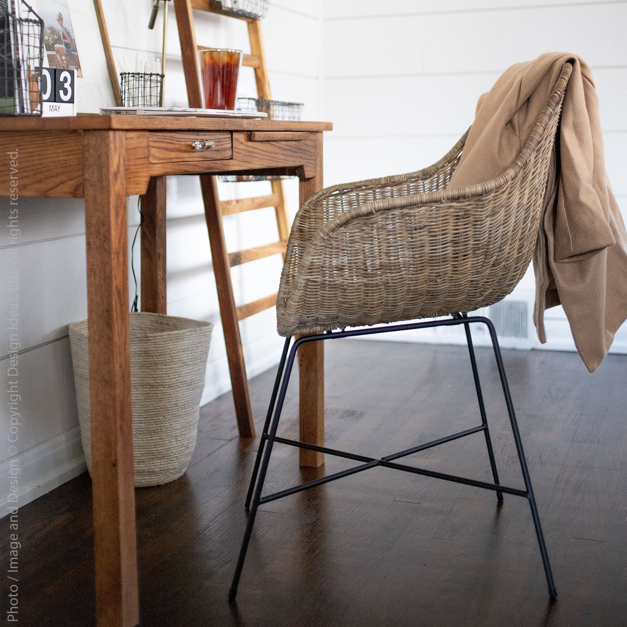 Ormond Rattan Dinning Chair Natural Color | Image 2 | From the Ormond Collection | Exquisitely handmade with natural rattan for long lasting use | Available in natural color | texxture home