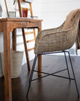 Ormond Rattan Dinning Chair Natural Color | Image 2 | From the Ormond Collection | Exquisitely handmade with natural rattan for long lasting use | Available in natural color | texxture home