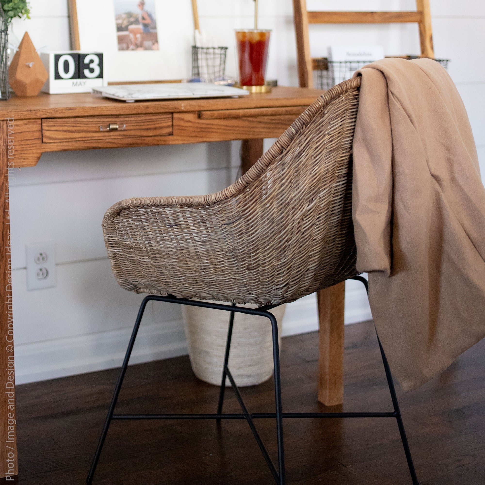 Ormond Rattan Dinning Chair natural Color | Image 3 | From the Ormond Collection | Exquisitely handmade with natural rattan for long lasting use | Available in natural color | texxture home