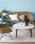 Ormond Rattan Lounge Chair Natural Color | Image 5 | From the Ormond Collection | Exquisitely made with natural rattan for long lasting use | Available in natural color | texxture home