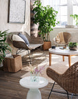 Ormond Rattan Sette Bench Natural Color | Image 2 | From the Ormond Collection | Skillfully created with natural rattan for long lasting use | Available in natural color | texxture home