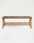 Copenhagen Banana Tree Bark Bench - Natural Color | Image 1 | From the Copenhagen Collection | Masterfully crafted with natural banana tree bark for long lasting use | Available in natural color | texxture home