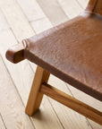 Copenhagen Leather Chair Natural Color | Image 4 | From the Copenhagen Collection | Masterfully created with natural leather for long lasting use | Available in natural color | texxture home