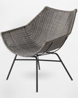 Kamala Rattan Lounge Chair - Natural Color | Image 1 | From the Kamala Collection | Exquisitely created with natural rattan for long lasting use | texxture home