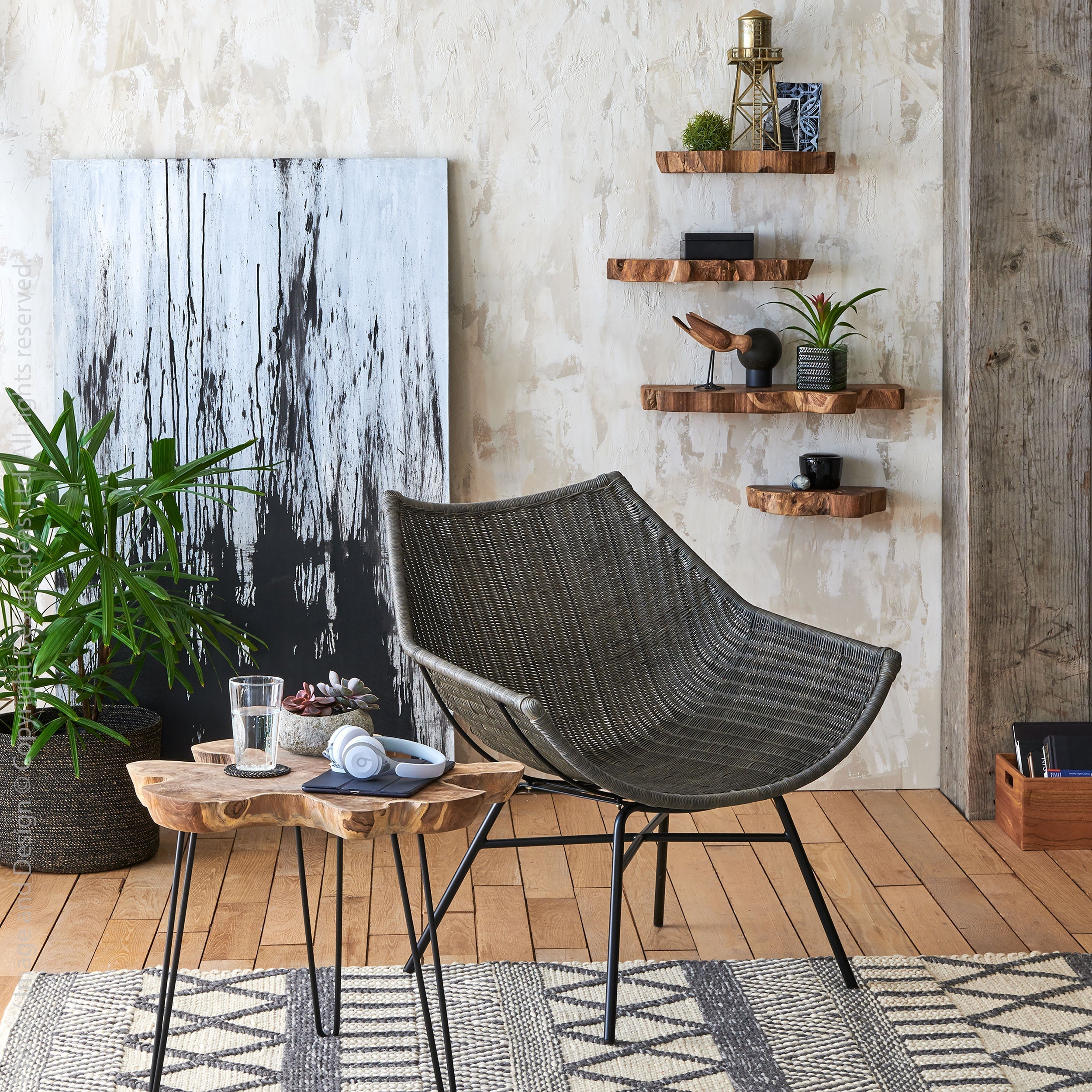 Grey long online chair