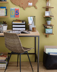 Ormond Rattan Side Chair Sand Color | Image 3 | From the Ormond Collection | Elegantly made with natural rattan for long lasting use | texxture home